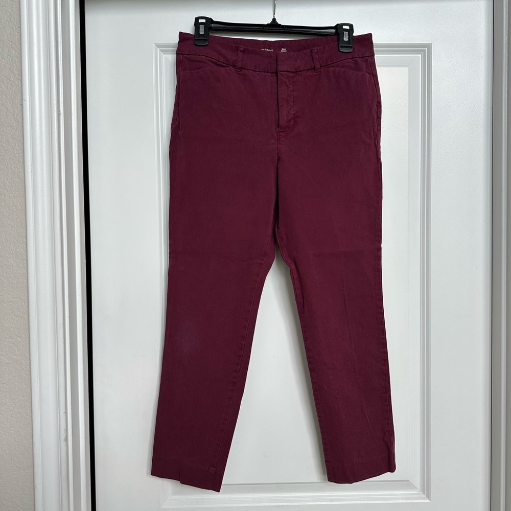 Old Navy Maroon Pixie Pants